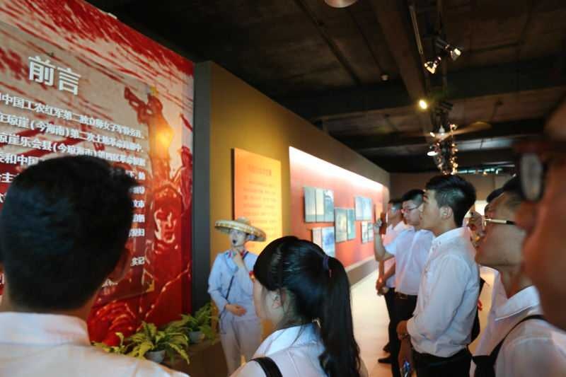 【校庆专辑】公司组织员工赴“红色娘子军”爱国主义教育基地开展社会实践活动